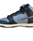 Nike scarpa sneakers alta da uomo Dunk Hi Retro Premium DV7216-001 grigio nero