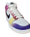 Nike scarpa sneakers alta da donna Dunk Hi Retro FD0802-100 bianco-nero