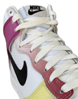 Nike scarpa sneakers alta da donna Dunk Hi Retro FD0802-100 bianco-nero