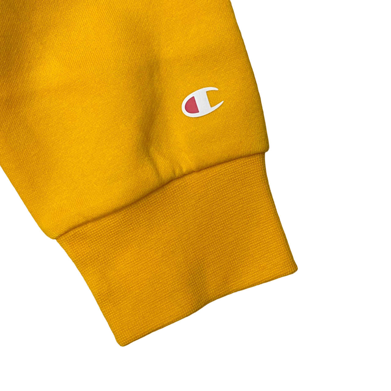 Champion lightweight fleece hoodie with chest logo Legacy 306512 YS058 yellow