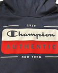 Champion lightweight fleece hoodie with chest logo Legacy 306512 BS501 dark blue