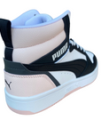 Puma Scarpa sneakers da donna Rebound v6 392326-14 bianco-nero-rosa chiaro