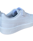 Puma boys' sneakers shoe with elastic and tear Rickie AC+PS 385836-01 white-ice gray