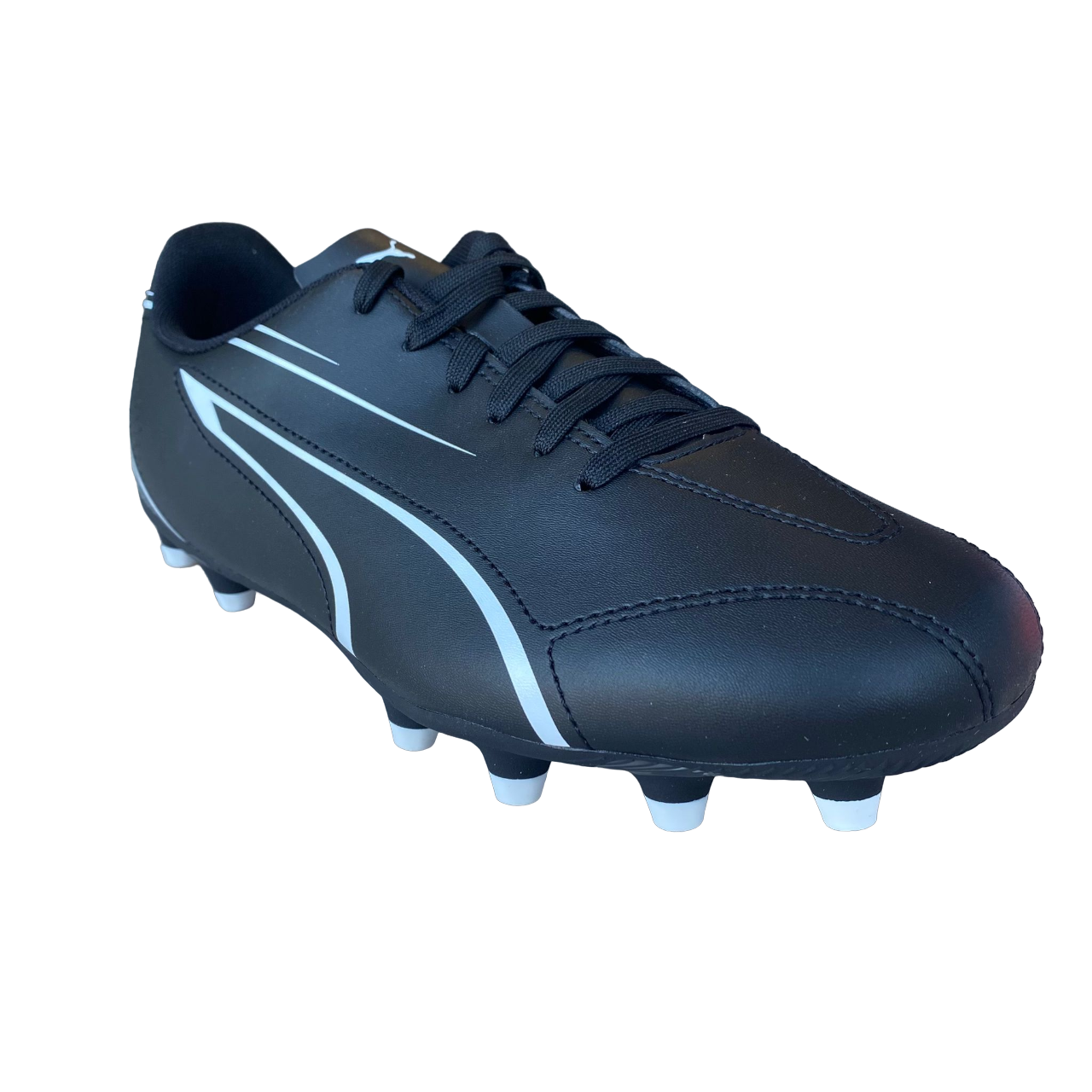 Puma scarpa da calcio da uomo Vitoria  FG/AG 107493-01 nero-bianco
