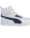 Puma men's sneakers shoe with lace and strap RBD Game 385839 01 white-black