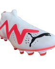 Puma scarpa da calcio senza laccio da uomo Future Match + LL FG/AG 107366 01 bianco-nero-orchidea