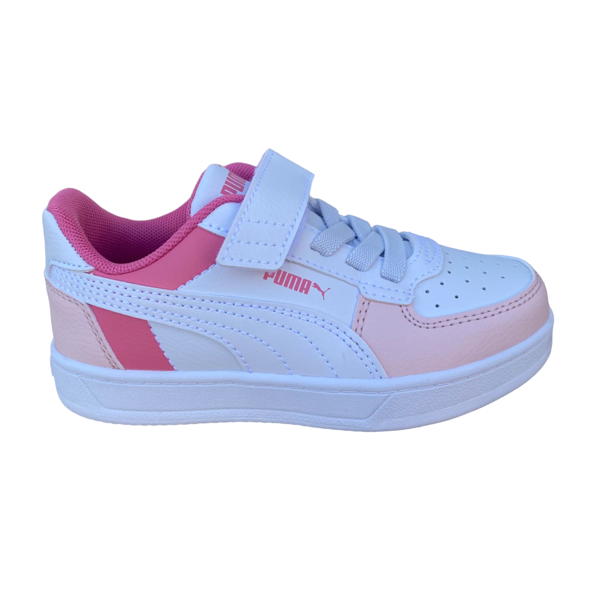 Puma scarpa sneakers da bambino Caren 2.0 Block 394462-01 bianco