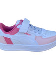 Puma scarpa sneakers da bambino Caren 2.0 Block 394462-01 bianco
