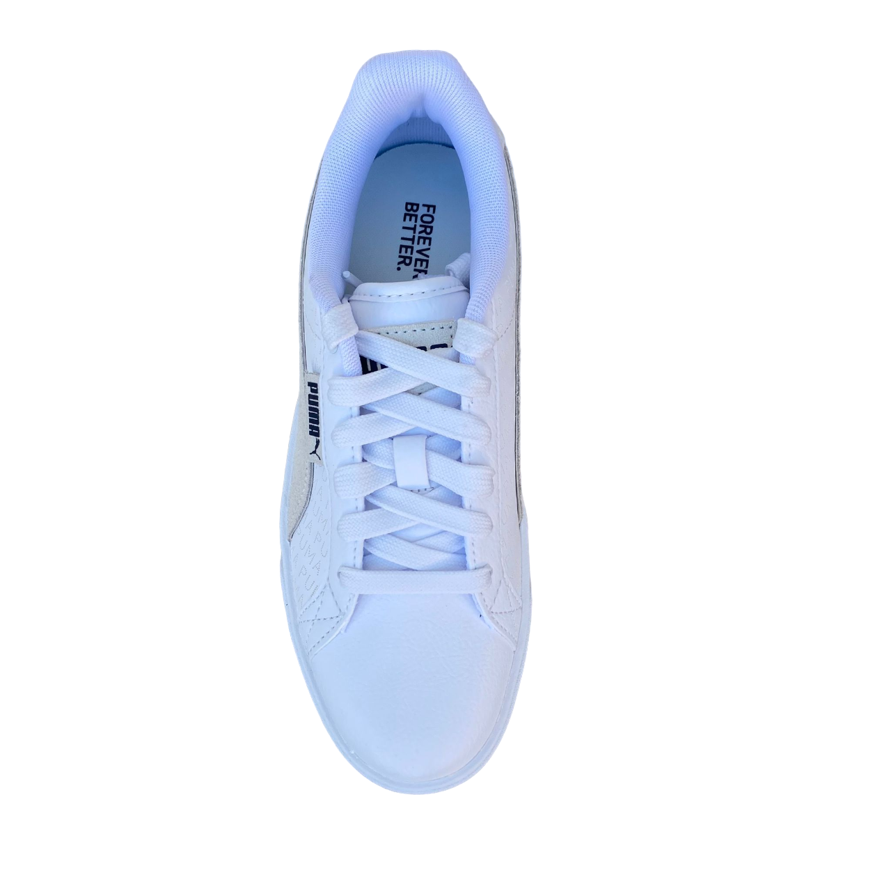 Puma Karmen women&#39;s sneakers shoe with printed logo 393194 01 white