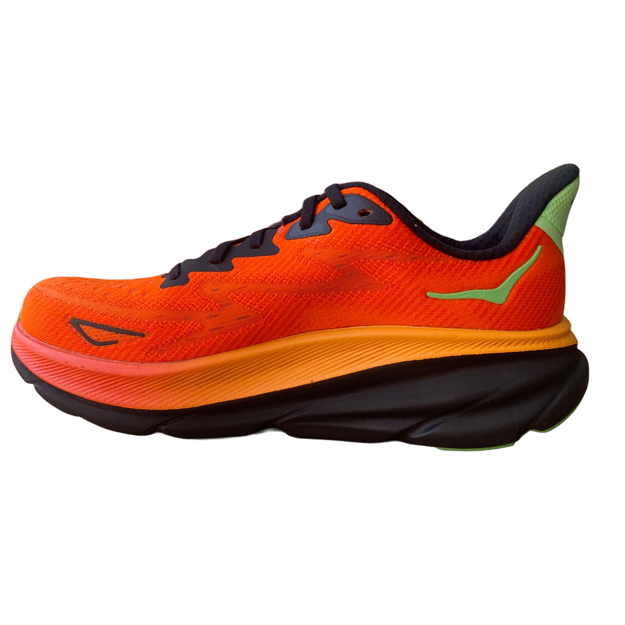 Hoka One One scarpa da corsa da uomo Clifton 9 1127895/FVOR rosso-arancio