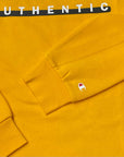 Champion light cotton crewneck sweatshirt with logo on the chest Legacy 306513 YS058 yellow