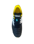 Joma Men's synthetic grass soccer shoe Cancha 2301 black-white-turquoise