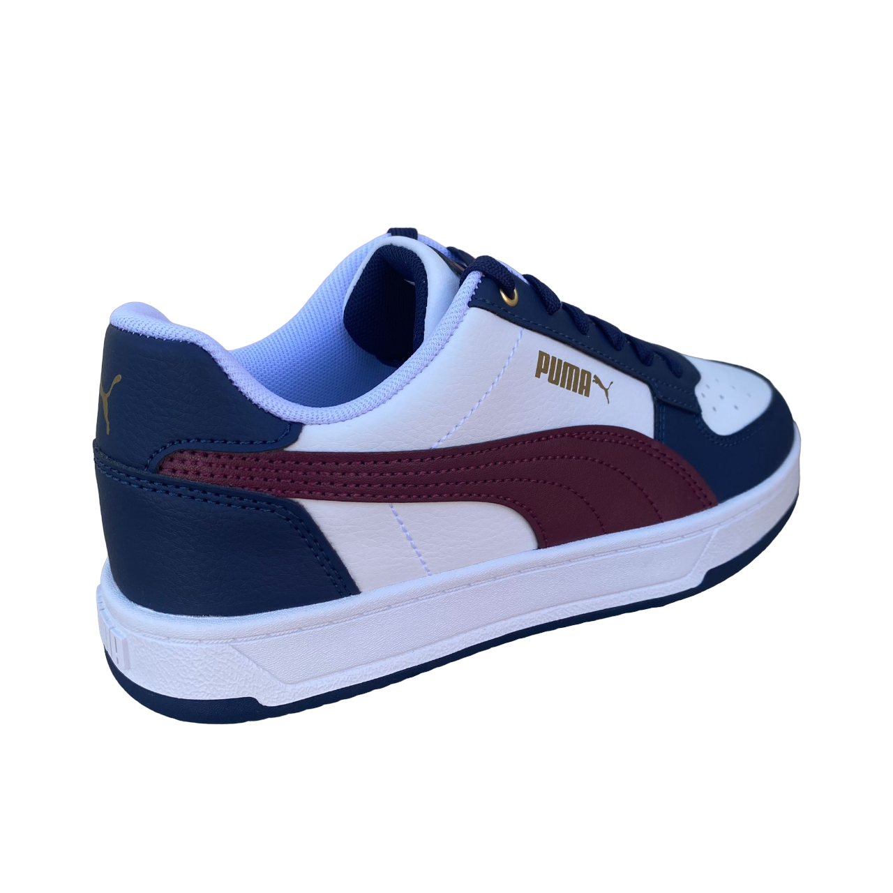 Puma Caven 2.0 boys&#39; sneakers shoe 393837-03 white-jasper red-blue