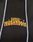 Mushroom men's hoodie with Alien Smoke print 23006-01 black