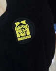 Mushroom men's hoodie with Dragon print 23023-01 black