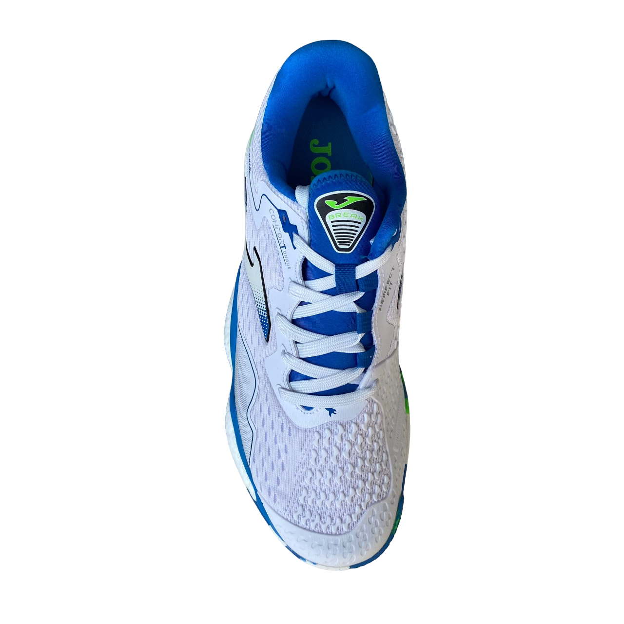 Joma scarpa da Tennis Padel da uomo Break Men 2302 bianco-azzurro
