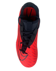 Nike scarpa da calcio da ragazzo Phantom Gx Club DF FG/MG DD9563-600 cremisi-nero-bianco