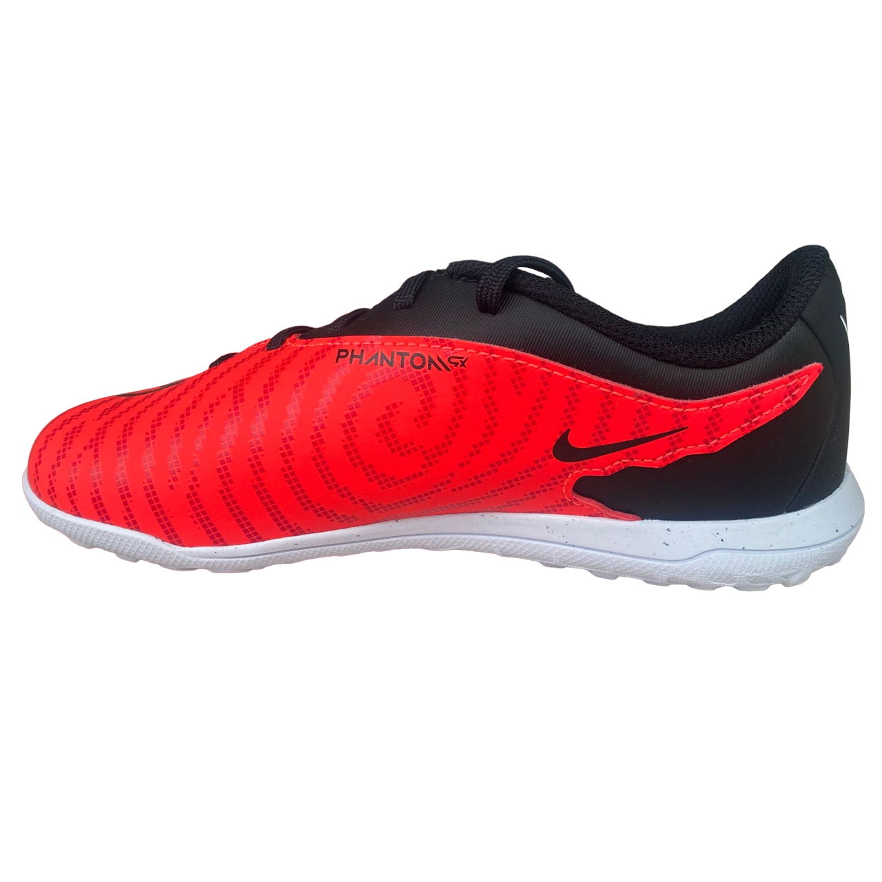 Nike boys&#39; soccer shoe Phantom GX Club TF DD9567-600 crimson-black-white
