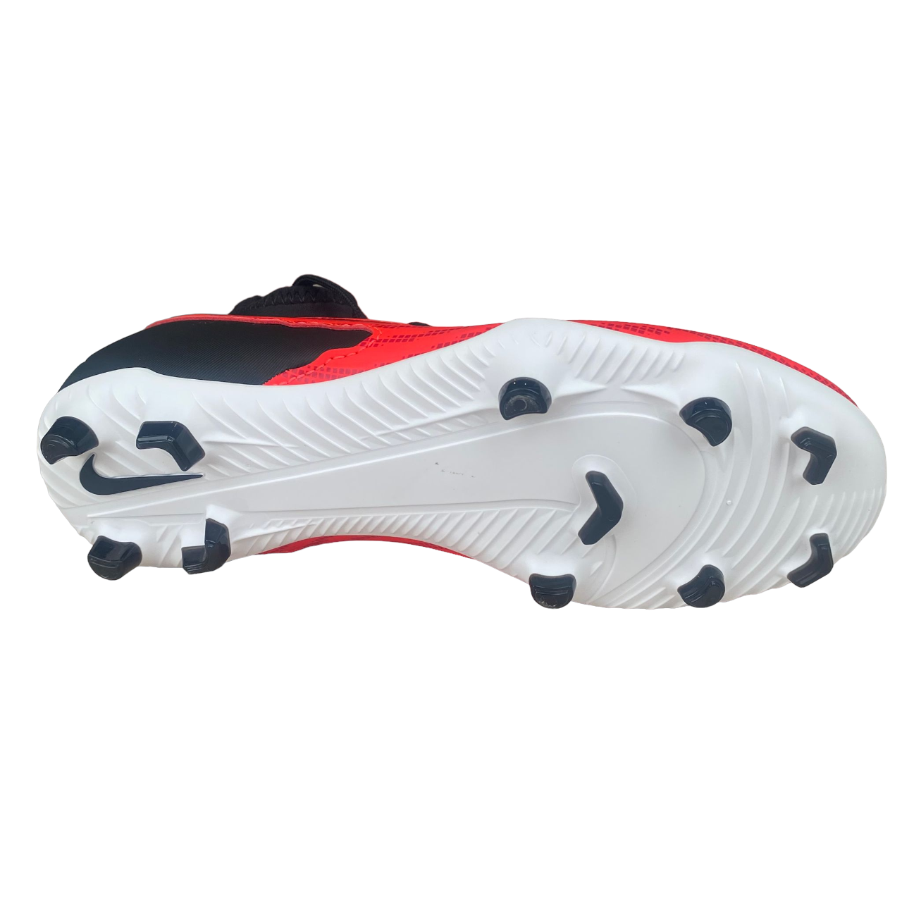 Nike scarpa da calcio da ragazzo Phantom Gx Club DF FG/MG DD9563-600 cremisi-nero-bianco