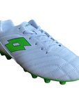 Lotto scarpa da calcio da ragazzo Stadio 705 FG 219547 1NJ bianco-verde