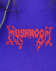 Mushroom Wolf Print Men's Hoodie 23012-35 Purple