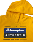 Champion lightweight fleece hoodie with chest logo Legacy 306512 YS058 yellow