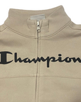 Champion girls' school tracksuit with full zip sweatshirt 404837 ES057 beige-black