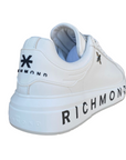 John Richmond men's leather sneakers shoe 22204/CP A white