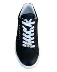 John Richmond men's leather sneakers shoe Action 20007/CP B black