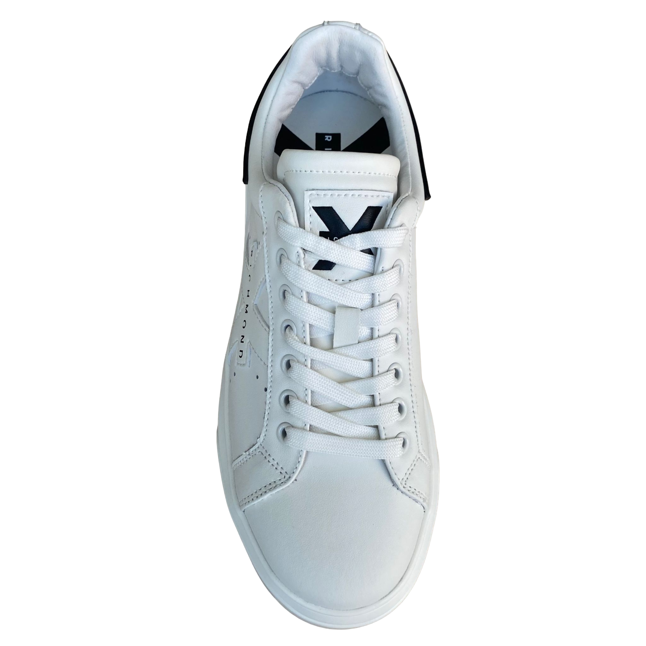 John Richmond men&#39;s leather sneakers shoe Action 22203/CP A white