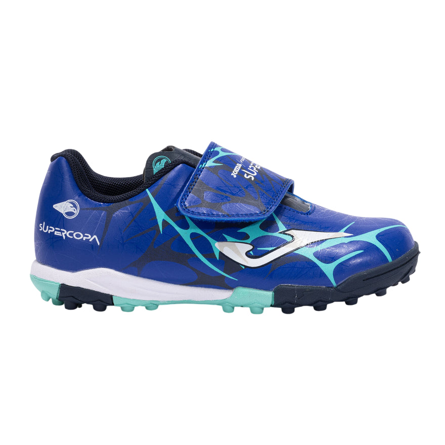 Joma - Scarpe Calcio Turf Junior Super Copa Jr 25 Turf Blu