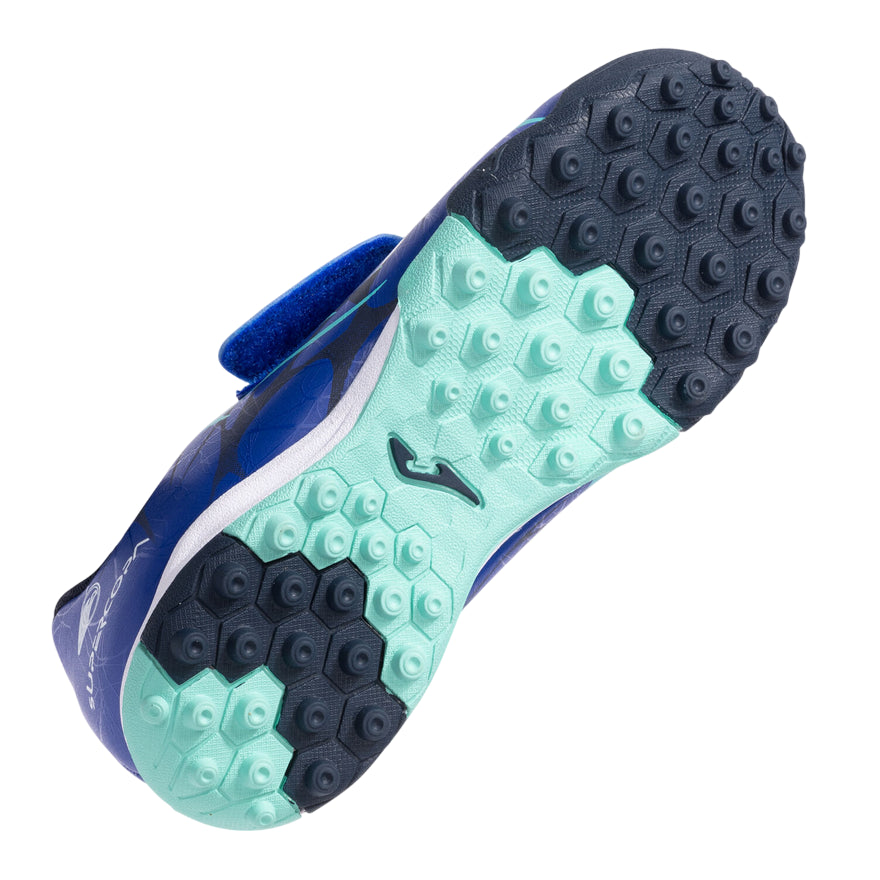 Joma - Scarpe Calcio Turf Junior Super Copa Jr 25 Turf Blu - suola