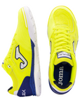 Joma scarpa da calcetto indoor Top Flex Rebound 2409 giallo-azzurro