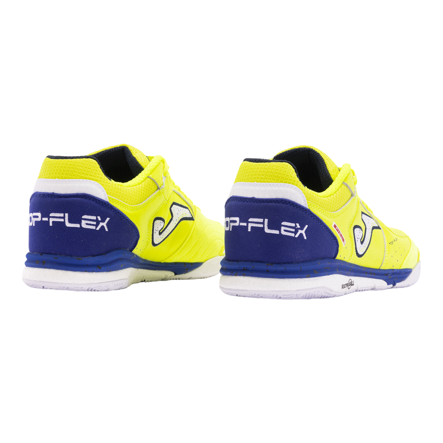 Joma scarpa da calcetto indoor Top Flex Rebound 2409 giallo-azzurro