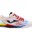 Joma scarpa da calcetto indoor da uomo Regate Rebound 2476 bianco-rosso