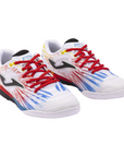 Joma scarpa da calcetto indoor da uomo Regate Rebound 2476 bianco-rosso