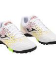 Joma scarpa da calcetto per erba sintetica Maxima 2442 bianco-giallo