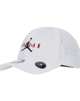 Jordan cappello regolabile da ragazzo con visiera curva Brim Adjustable 9A0569-001 bianco