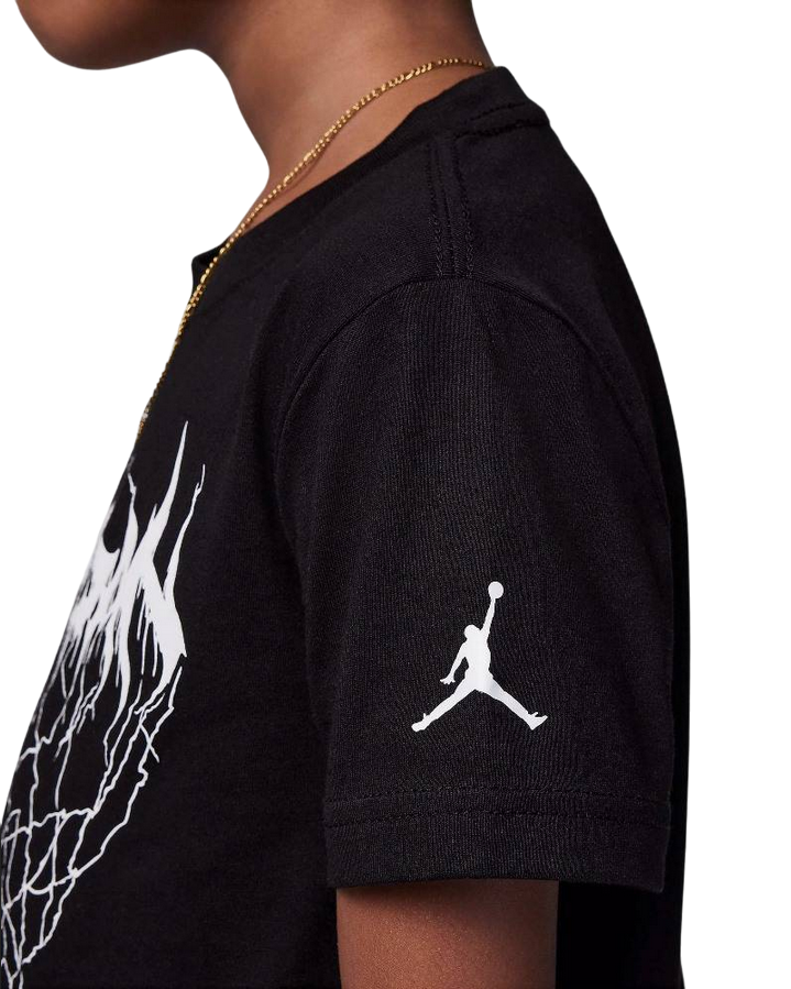 Jordan boy&#39;s set short sleeve t-shirt and shorts MJ Sport Mesh 85C996-023 black