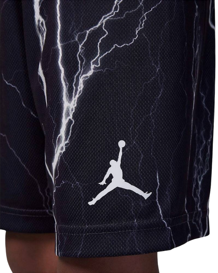 Jordan boy&#39;s set short sleeve t-shirt and shorts MJ Sport Mesh 85C996-023 black