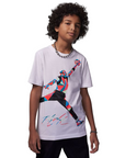 Jordan maglietta manica corta con stampa Jumpman per ragazzi Heirloom 95C984-001 bianco