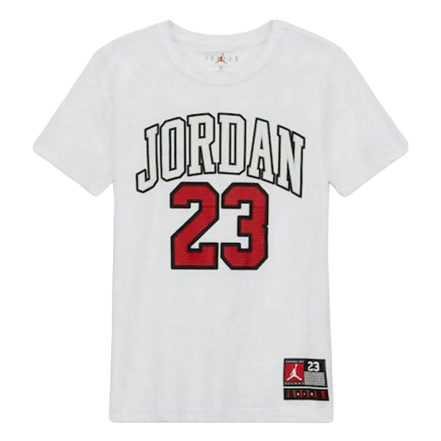 Jordan Practice Flight boy&#39;s short sleeve t-shirt 95A088-001 white