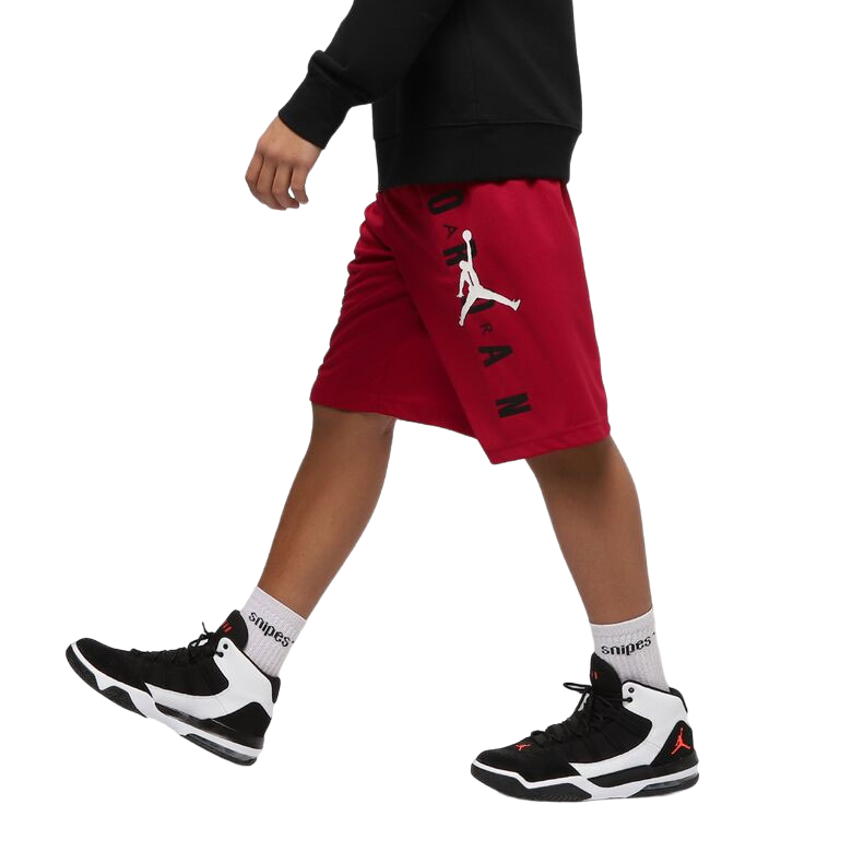 Jordan breathable sports shorts for boys Vert Mesh 957176-R78 red