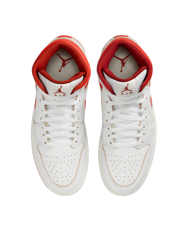 Jordan adult sneakers shoe Air Jordan Mid SE FJ3458-160 white red