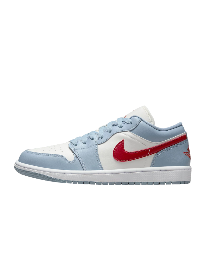 Jordan shoe women&#39;s sneakers Air Jordan 1 Low DC0774-164 blue grey-white-red
