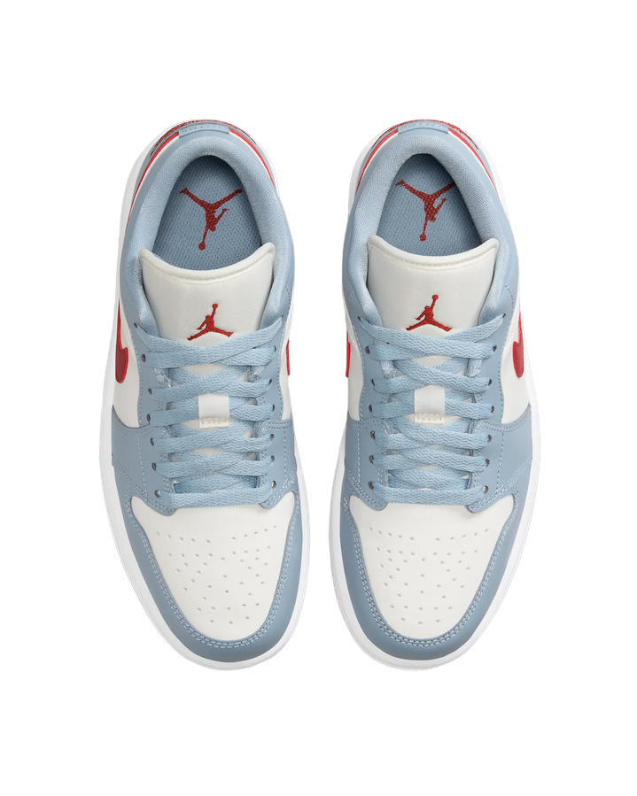 Jordan shoe women&#39;s sneakers Air Jordan 1 Low DC0774-164 blue grey-white-red