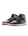Jordan men's sneakers shoe Air Jordan 1 Mid DQ8426-006 black gray red