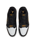 Jordan men's sneakers shoe Air Jordan Legacy 312 Low black gold white