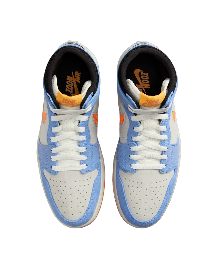 Jordan men&#39;s sneakers shoe Jordan Air 1 Zoom CMFT 2 DV1307-184 sand blue silver orange