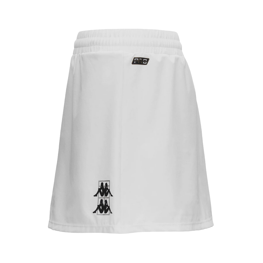 Kappa gonna con pantaloncino da padel da donna Kombat Deva 341H7MW A1N bianco-ghiaccio